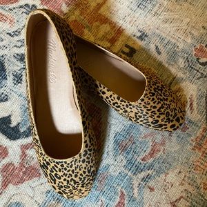 Madewell Leopard Ballet Flat Size 5